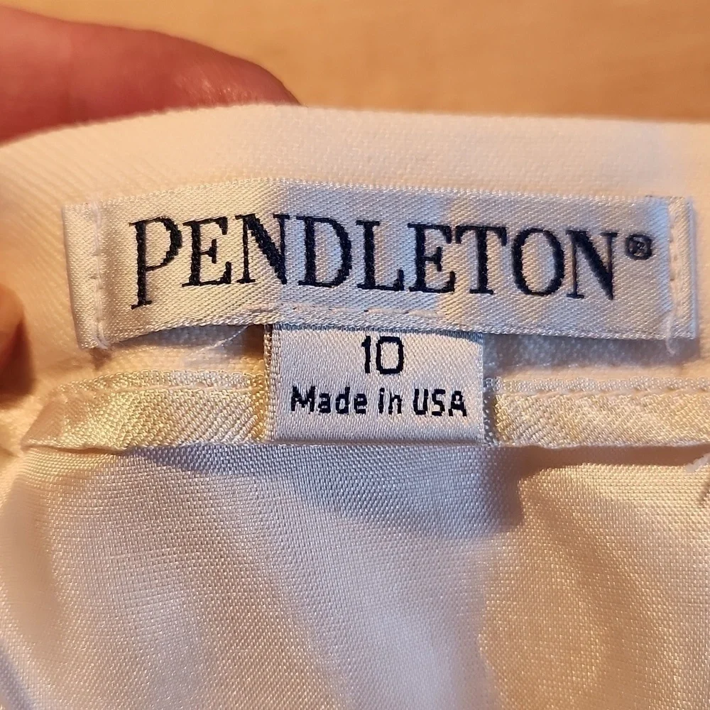 Vtg Pendleton Wool Straight Skirt - Picture 3 of 8